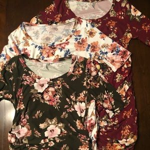 Set of 3 | Floral Motherbee Maternity Dresses